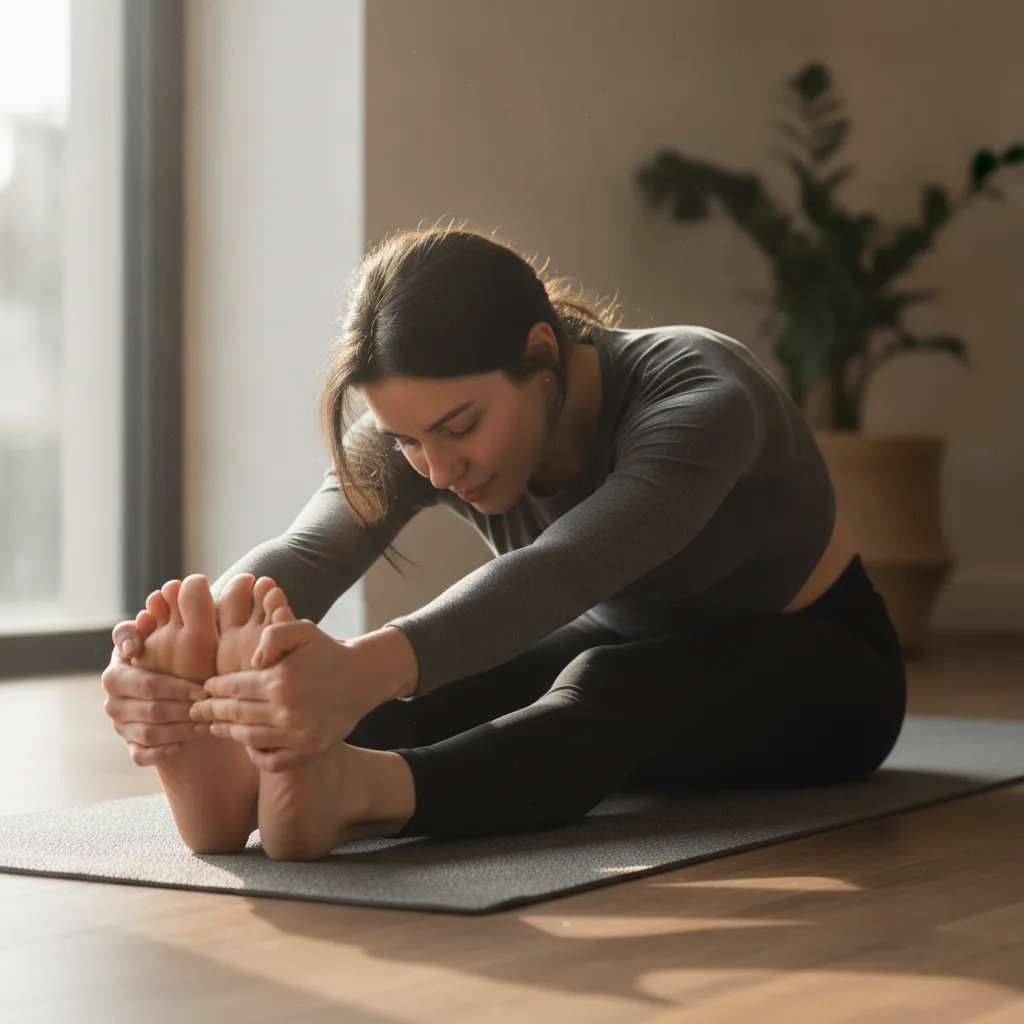 Seated forward fold